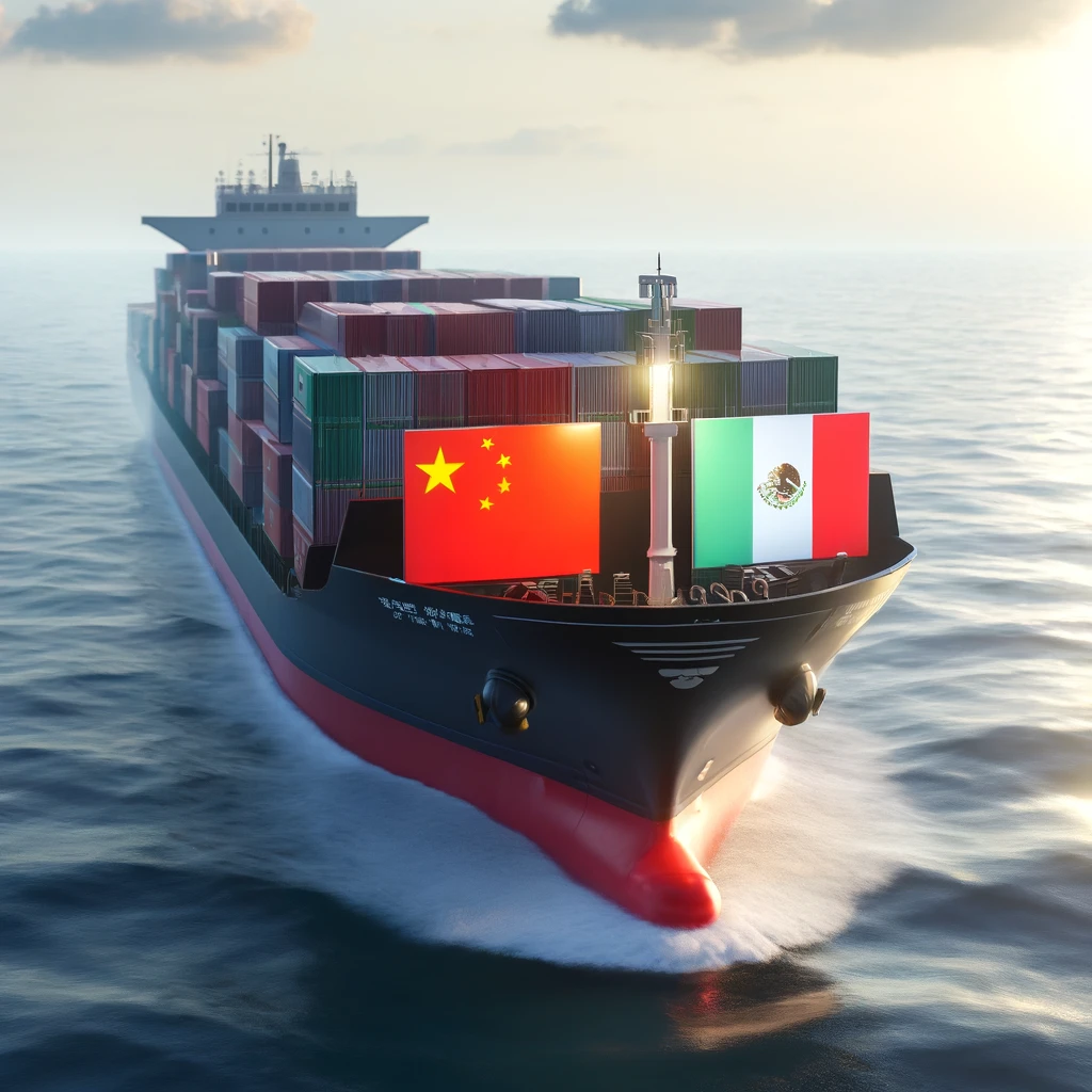 中国からメキシコへの海上貨物輸送